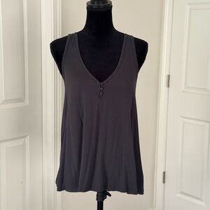 American Eagle Outfitters Dark Gray Tank Top